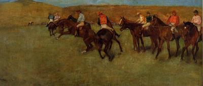 Degas Edgar At the Races Before the Start