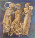 Burne%20Jones Sir Edward Coley Three%20Female Figures Dancing And Playing