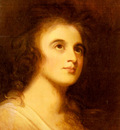 Romney George Portrait Of Emma Hamilton
