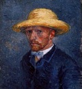 Self Portrait with Straw Hat