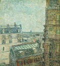 View of Paris from Vincents Room in the Rue Lepic