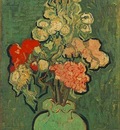 Still Life Vase with Rose Mallows