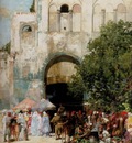 Alberto Pasini Market Day Constantinople