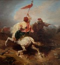Alexandre Gabriel Decamps Turkish Standard Bearer