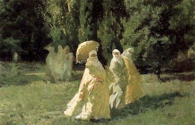 Cesare Biseo The Favorites From The Harem In The Park