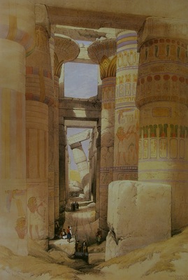 David Roberts Temple Of Karnak