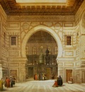 David Roberts Interior Of The Mosque Of The Sultan El Ghoree