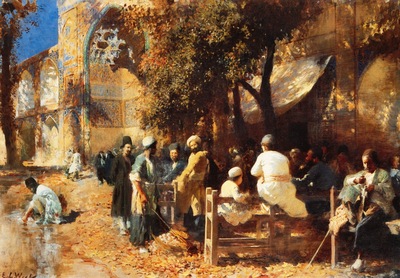 Edwin Lord Weeks A Persian Cafe