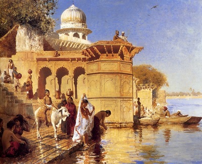 Edwin Lord Weeks Along The Ghats Mathura