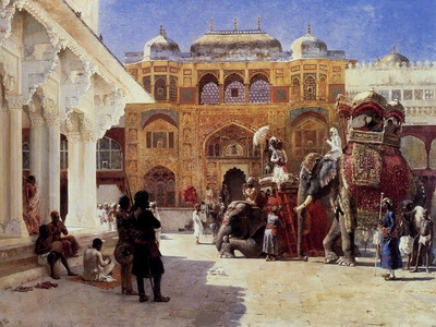 Edwin Lord Weeks Arrival Of Prince Humbert The Rajah At The Palace Of Amber