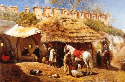 Edwin Lord Weeks Blacksmith Shop At Tangiers