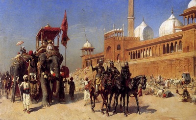 Edwin Lord Weeks Great Mogul And His Court Returning From The Great Mosque At Delhi