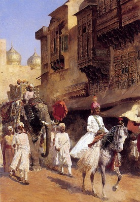 Edwin Lord Weeks Indian Prince And Parade Ceremony