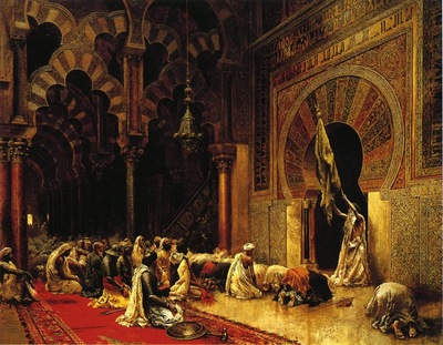 Edwin Lord Weeks Interior Of The Mosque At Cordova