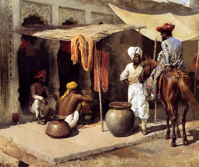 Edwin Lord Weeks Outside An Indian Dye House