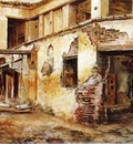 Edwin Lord Weeks Courtyard In Morocco