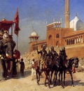 Edwin Lord Weeks Great Mogul And His Court Returning From The Great Mosque At Delhi