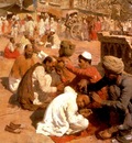 Edwin Lord Weeks Indian Barbers In Saharanpore