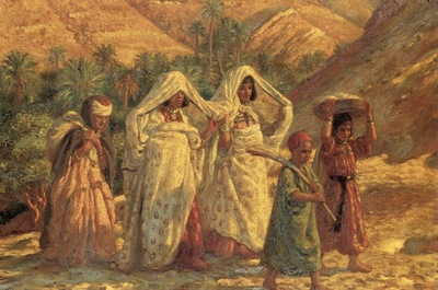 Etienne Dinet Arab Women And Children