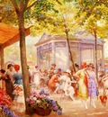 Eugene Auguste Francois Deully La Marche Aux Fleurs