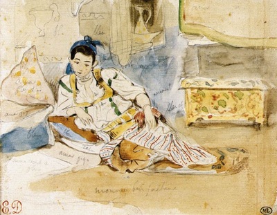Eugene Delacroix Mounay Ben Sultan