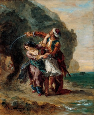 Eugene Delacroix Selim And Zuleika