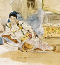 Eugene Delacroix Mounay Ben Sultan