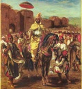 Eugene Delacroix Sultan Of Morocco