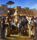 Eugene Delacroix The Sultan Of Morocco And His Entourage
