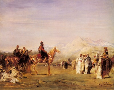 Eugene Fromentin Arab Encampment In The Atlas Mountains