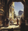 Gustav Bauernfeind At The Entrance tTo The Temple Mount