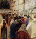 Gustav Bauernfeind Jews At The Wailing Wall