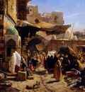 Gustav Bauernfeind Market At Jaffa