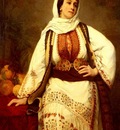 Henriette Browne Portrait Of A Woman