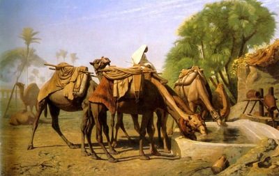 Jean Leon Gerome Camels At The Trough