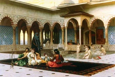 Jean Leon Gerome The Harem On The Terrace