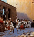 Jean Leon Gerome Sword Dance Before Egyptian Ruins
