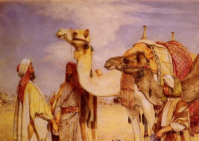 John Frederick Lewis The Greeting In the Desert