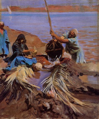 John Singer Sargent Egyptians Raising Water From The Nile