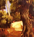 Rudolf Ernst The Staircase Under The Trees