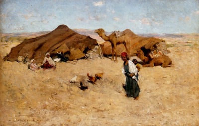Willard Leroy Metcalf Arab Encampment Biskra