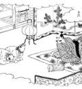 samurai and tanuki kuniyoshi