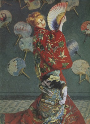 Camille Monet in Japanese Costume [1875]