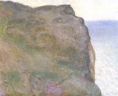 On the Cliff at Le Petit Ailly in Grey Weather [1896]