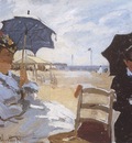 The Beach at Trouville [1870]