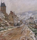 The Road in Vetheuil in Winter [1878]
