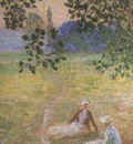 Evening in the Meadow at Giverny [1888]