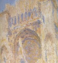 Rouen Cathedral at the End of the Day, Sunlight Effect [1892]