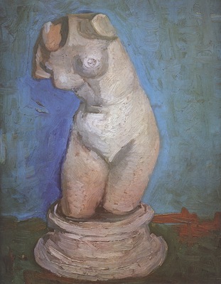 plaster statue of female front, nuenen
