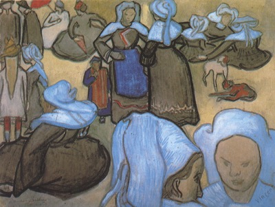 breton women by emile bernard , arles